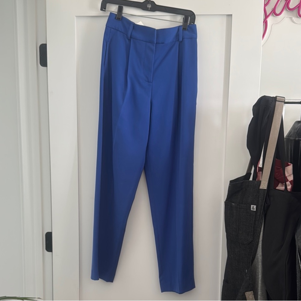 Sézane Droit Hendley Blue Trousers